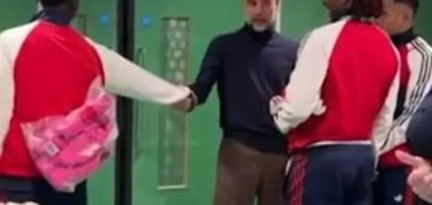 غوارديولا يوقف ثلاثة من نجوم أرسنال